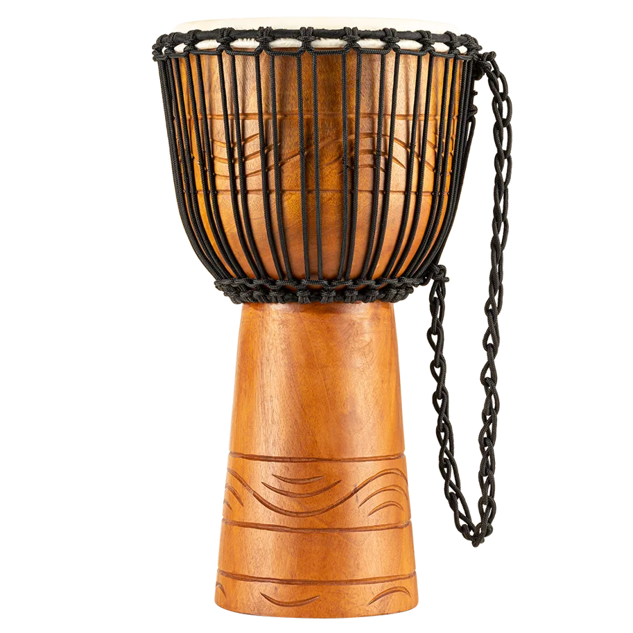 10" African Style Djembe - Water Rhythm - incl. Bag