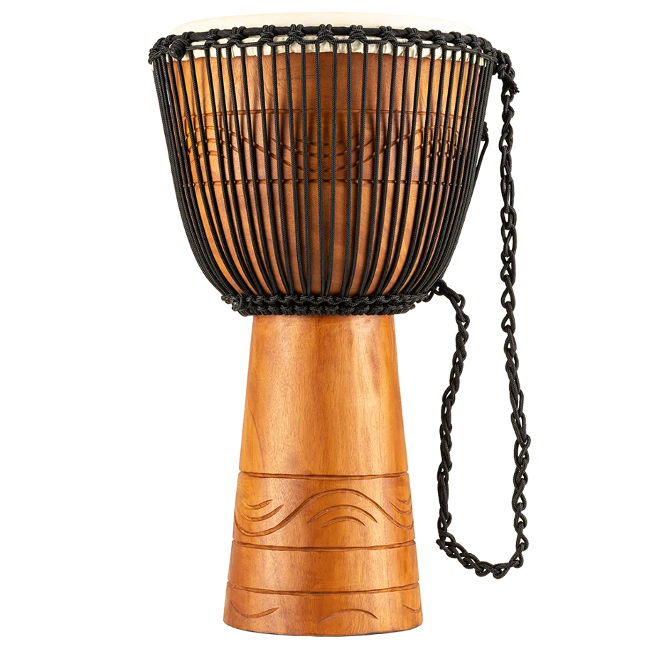 13" African Style Djembe - Water Rhythm - incl. Bag