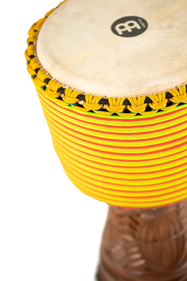 12" Artisan Edition Tongo Djembe - Coloured Rope