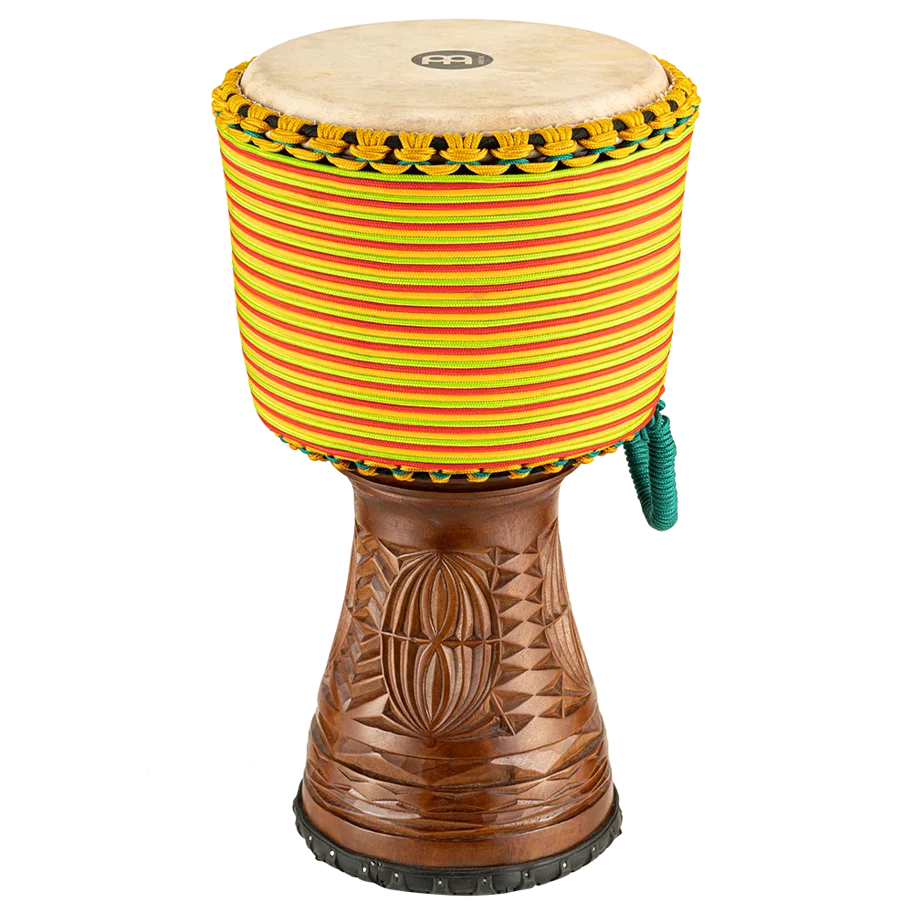 12" Artisan Edition Tongo Djembe - Coloured Rope
