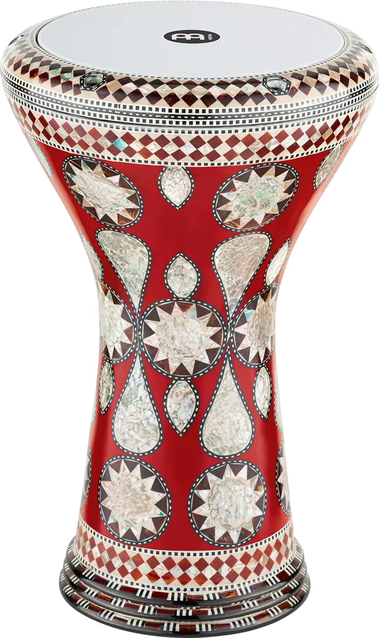 8 3/4" Artisan Doumbek - White Burl - Mosaic Imperial