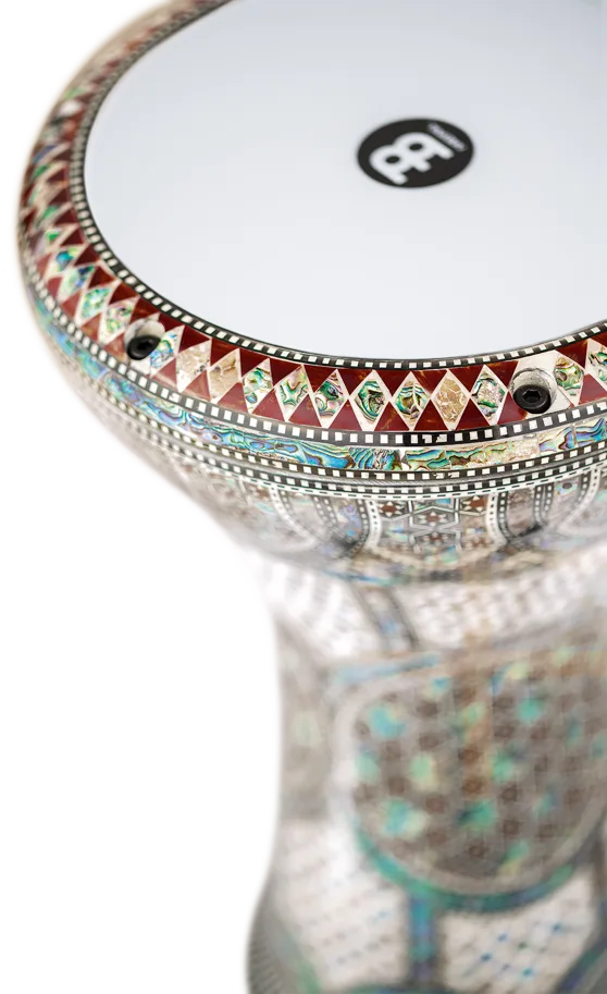 8 3/4" Artisan Doumbek - Blue Burl - Mosaic Palace