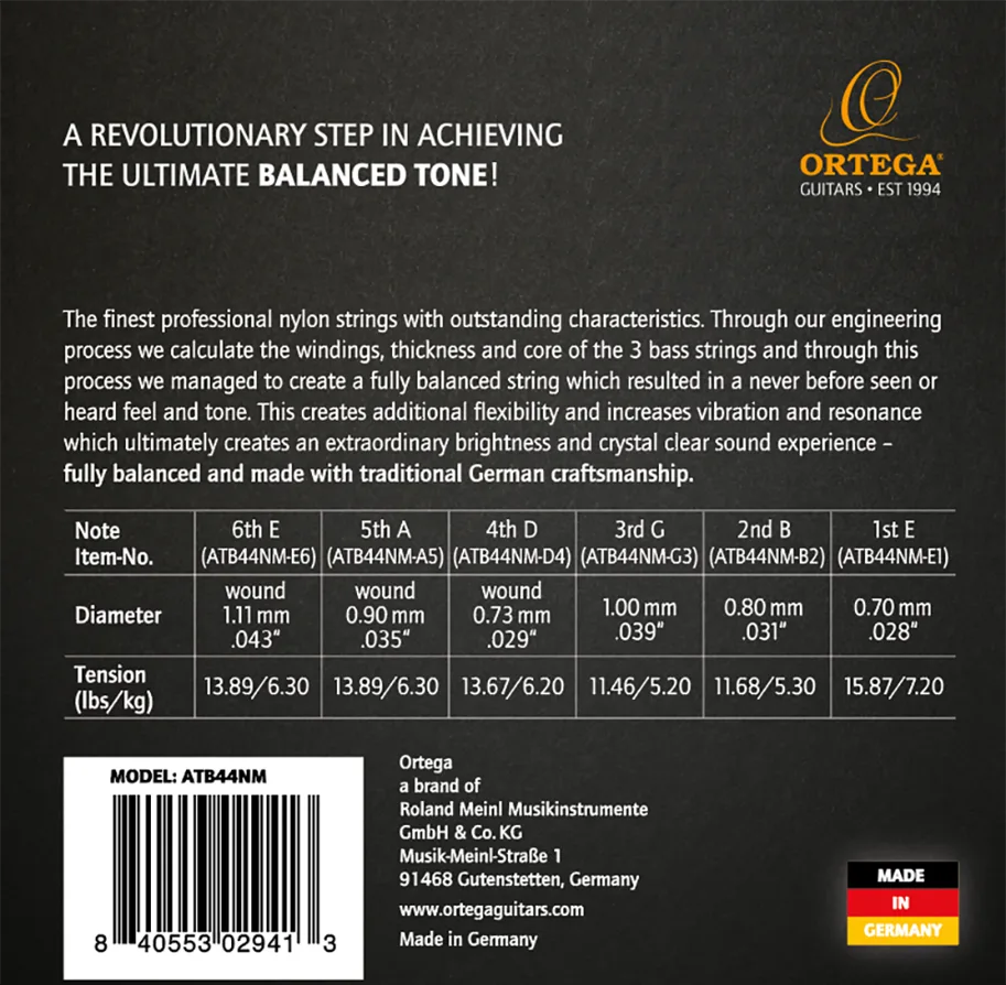 Athmosphere Balanced Nylon Strings - MediumTension