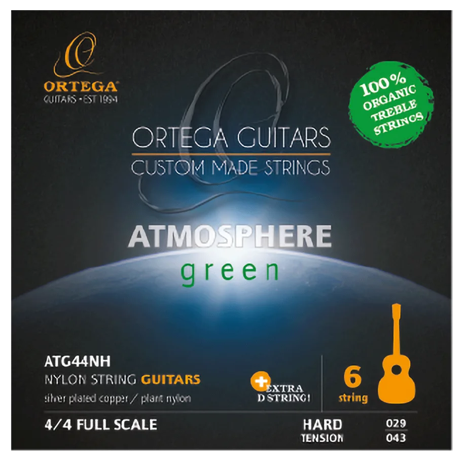 Organic Guitar Nylon Strings - Hard Tension