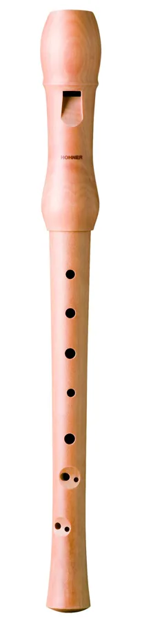 Recorder - C-Soprano - light pearwood - 2 parts - EN - Plastic Bag