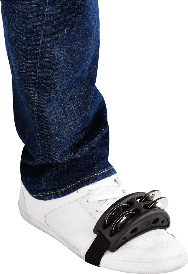 Compact Foot Tambourine