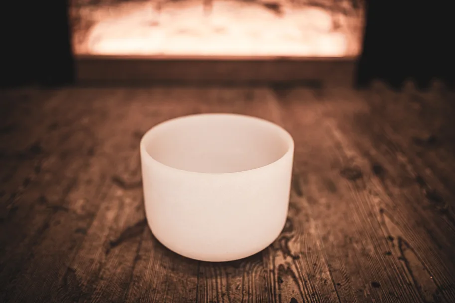 Crystal Singing Bowl - 9" - Note A