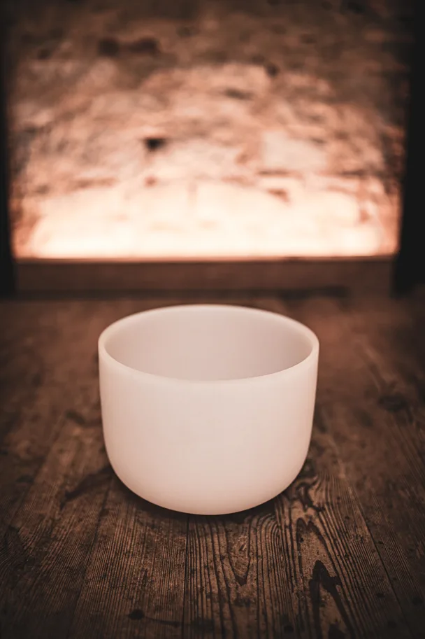 Crystal Singing Bowl - 10" - Note E