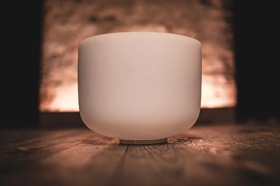 Crystal Singing Bowl - 10" - Note F