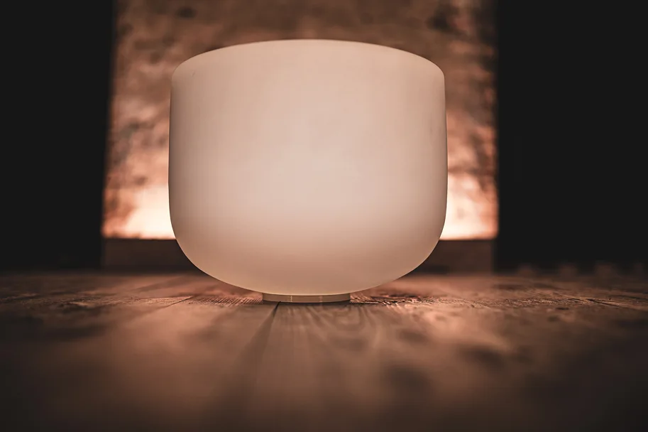 Crystal Singing Bowl - 12" - Note D