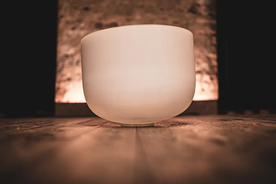 Crystal Singing Bowl - 13" - Note D