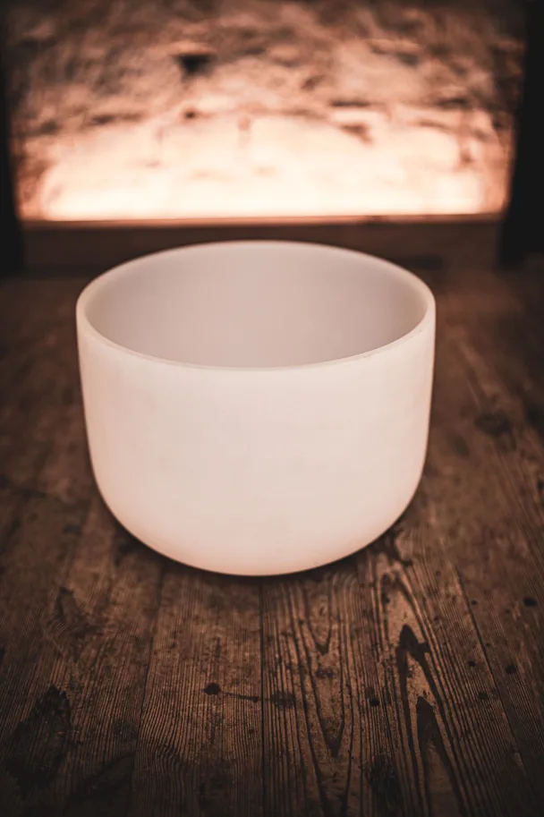 Crystal Singing Bowl - 14" - Note C