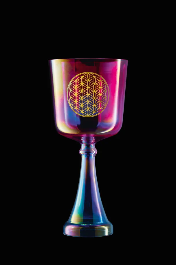 Crystal Singing Chalice 6" - F4 - Heart Chakra