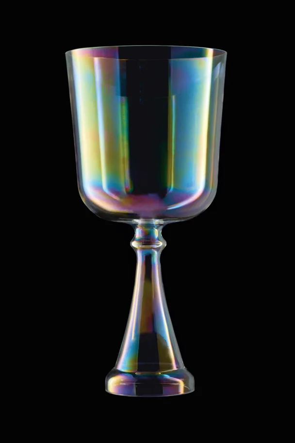Crystal Singing Chalice 7" - B3 - Crown Chakra