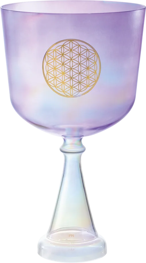 Crystal Singing Chalice 8" - F3 - Heart Chakra