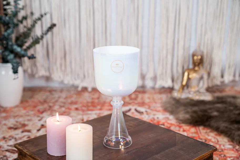 Crystal Singing Chalice 5.5" - A4 - Brow Chakra