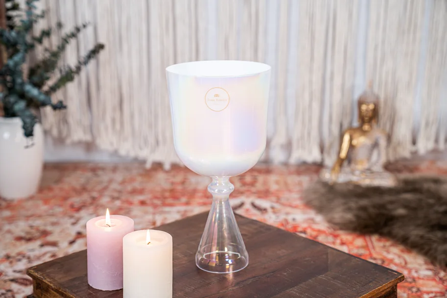 Crystal Singing Chalice 6.75" - C4 - Root Chakra