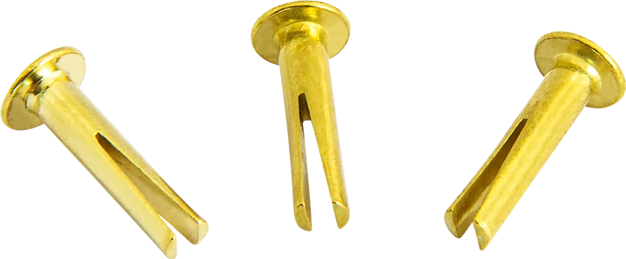 Sizzle Rivets Brass