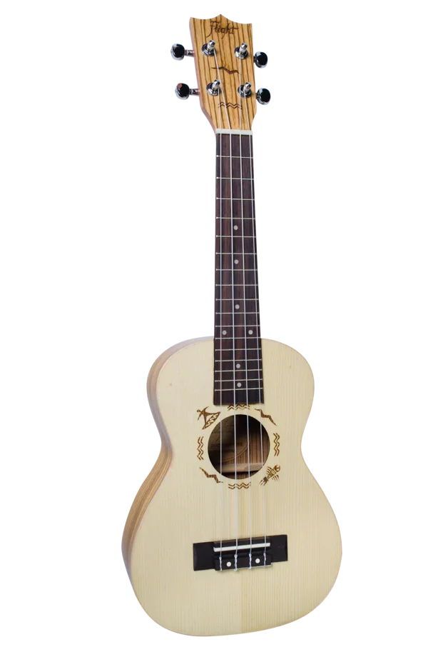 Flight Ukulele - Concert - Spruce/Zebrano (ab 10 Stück bestellbar)