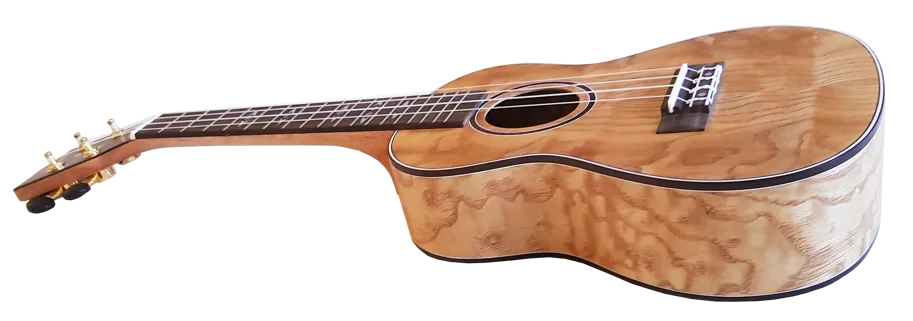 Flight Ukulele - Concert - Quilted Ash