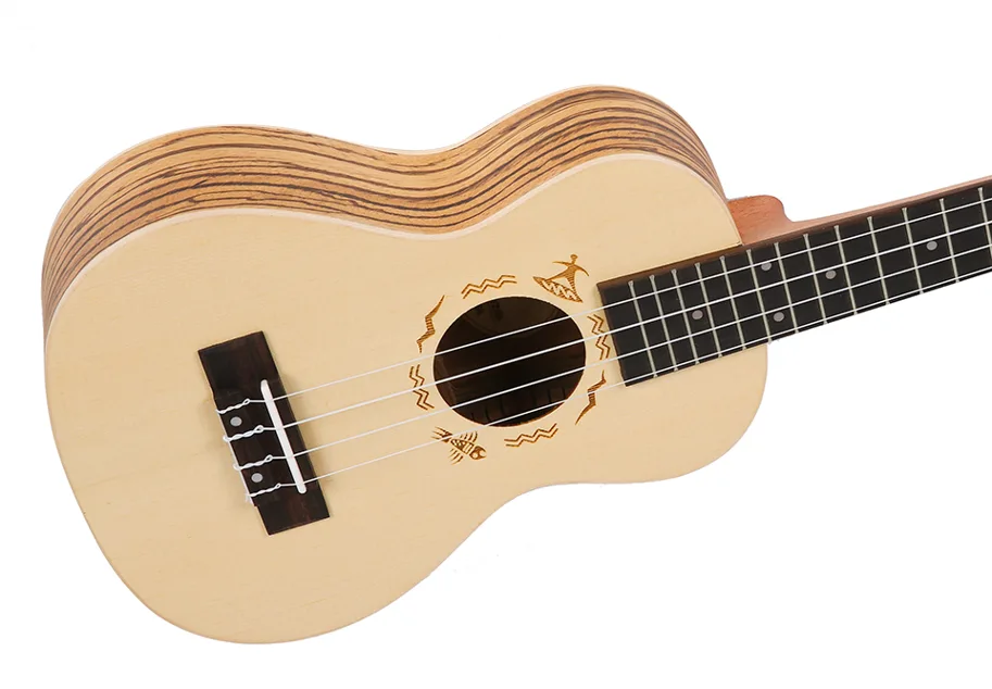 Flight Ukulele - Concert - Solid Spruce/Zebrano (ab 10 Stück bestellbar)