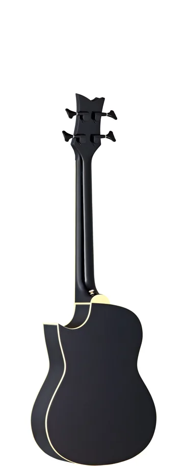 Acoustic Bass, black, 4-String, All Agathis