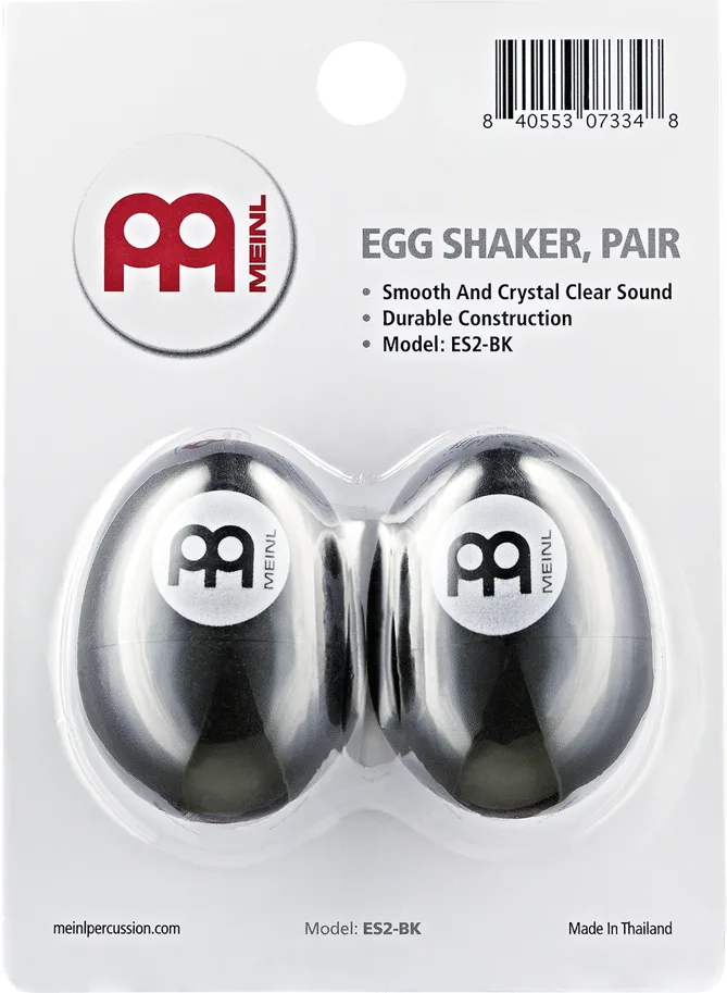 Egg Shaker - Pair - Black