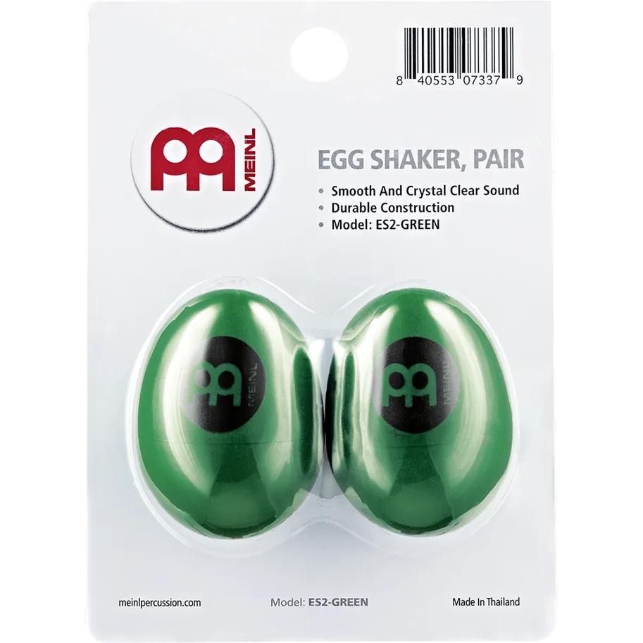 Egg Shaker - Pair - Green