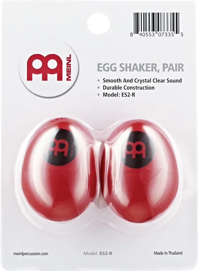 Egg Shaker - Pair - Red