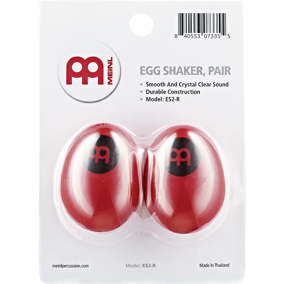 Egg Shaker - Pair - Red