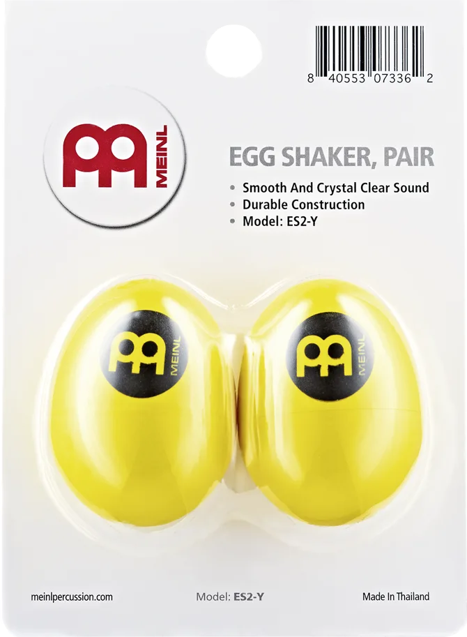 Egg Shaker - Pair - Yellow