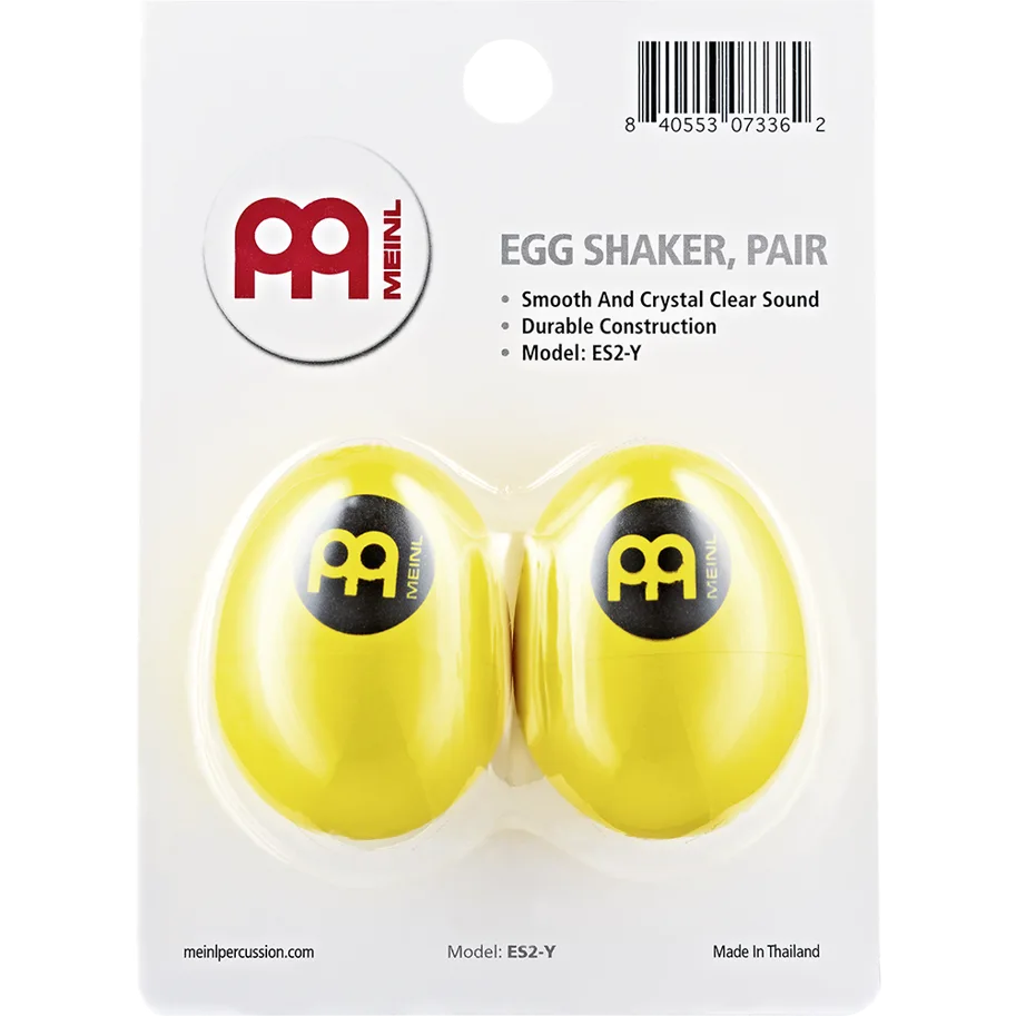 Egg Shaker - Pair - Yellow