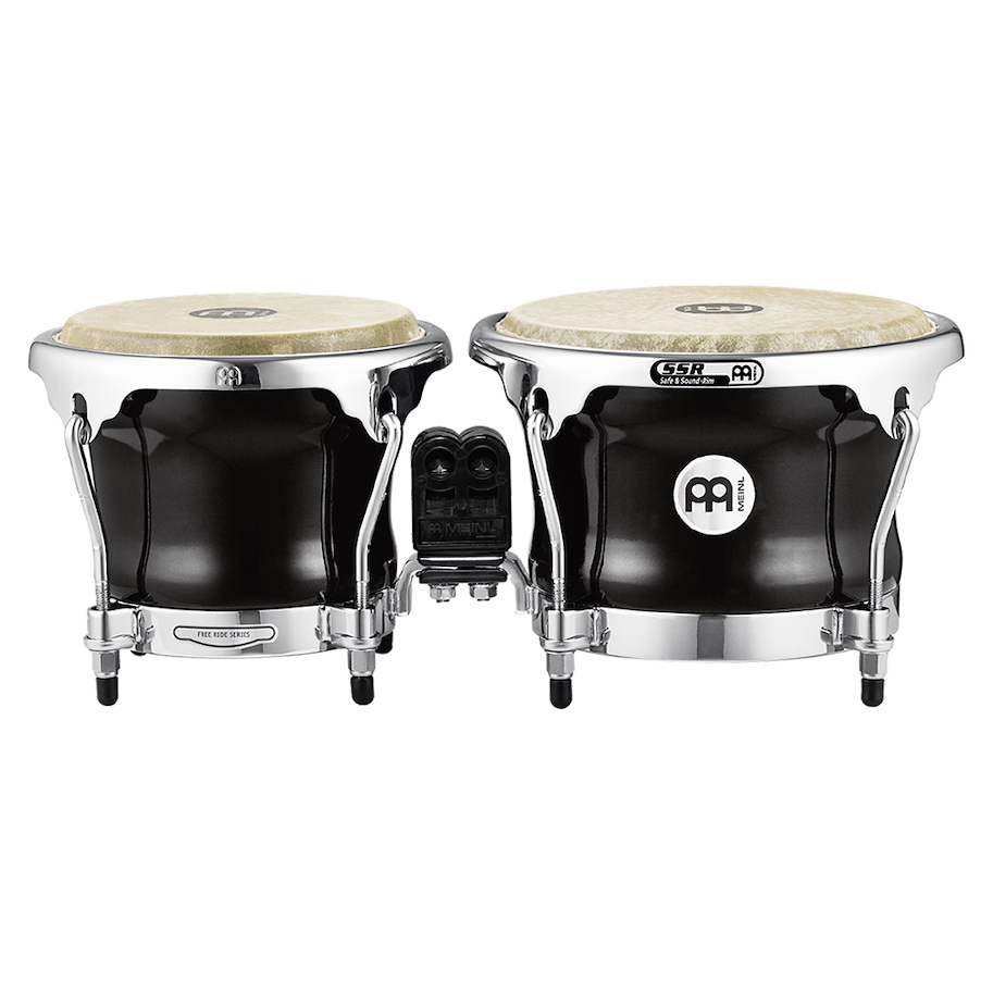 7" & 8 1/2" Fibercraft Bongo - Black