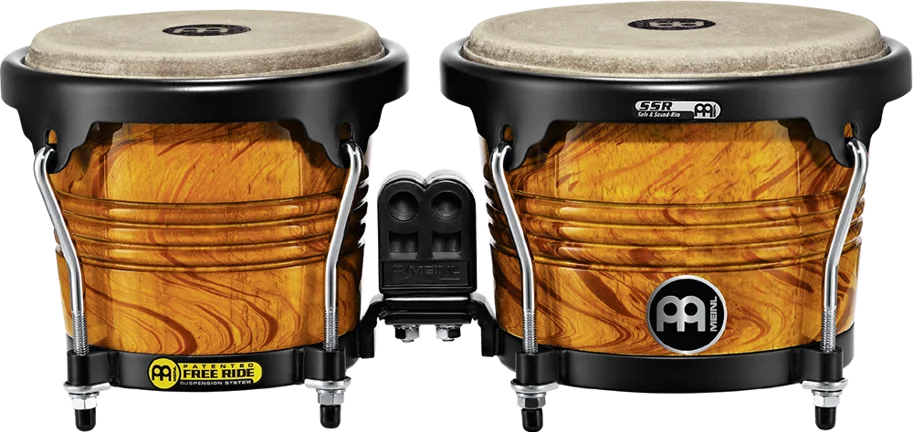 6 3/4" & 8" Marathon Designer Bongo - Amber Flame