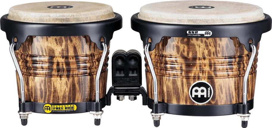 6 3/4" & 8" Marathon Designer Bongo - Leopard Burl