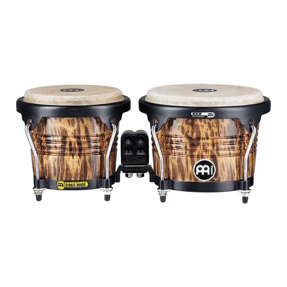 6 3/4" & 8" Marathon Designer Bongo - Leopard Burl