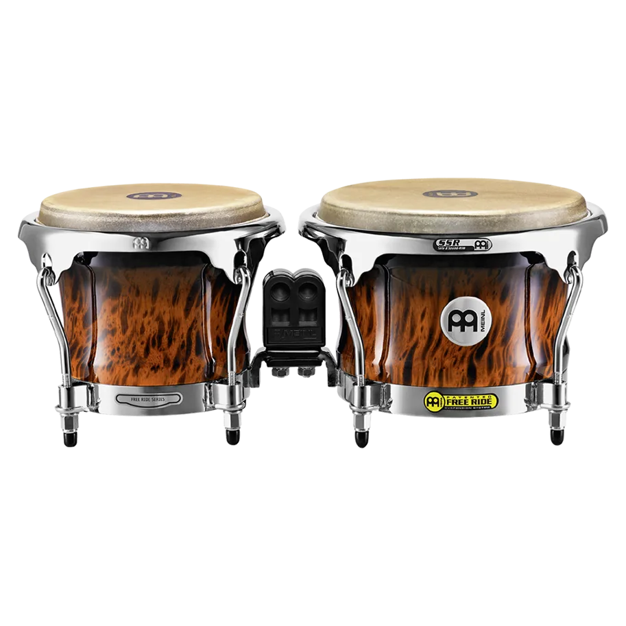7" & 8 1/2" Professional Bongo - Brown Burl
