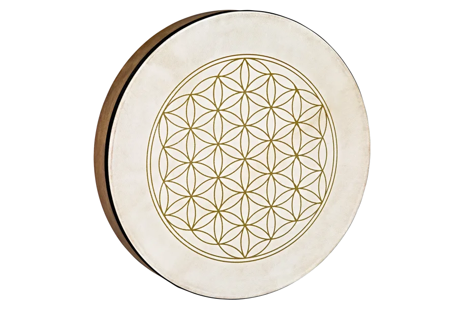 Hand Drum 16" - Flower of Life