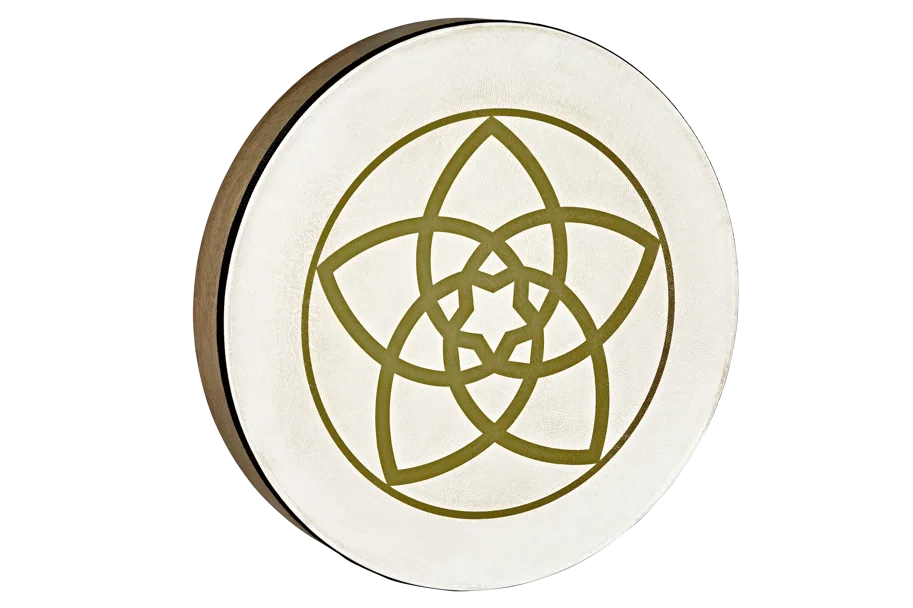 Hand Drum 16" - Venus Flower