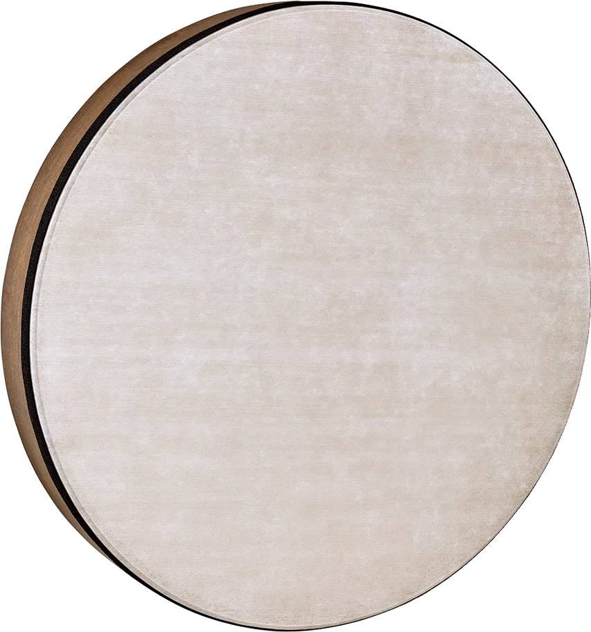 18" Hand Drum - Walnut Brown - Woven Head