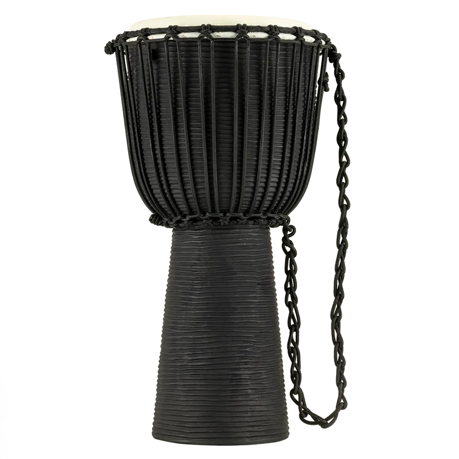 12" Rope Tuned Djembe - Black River Series