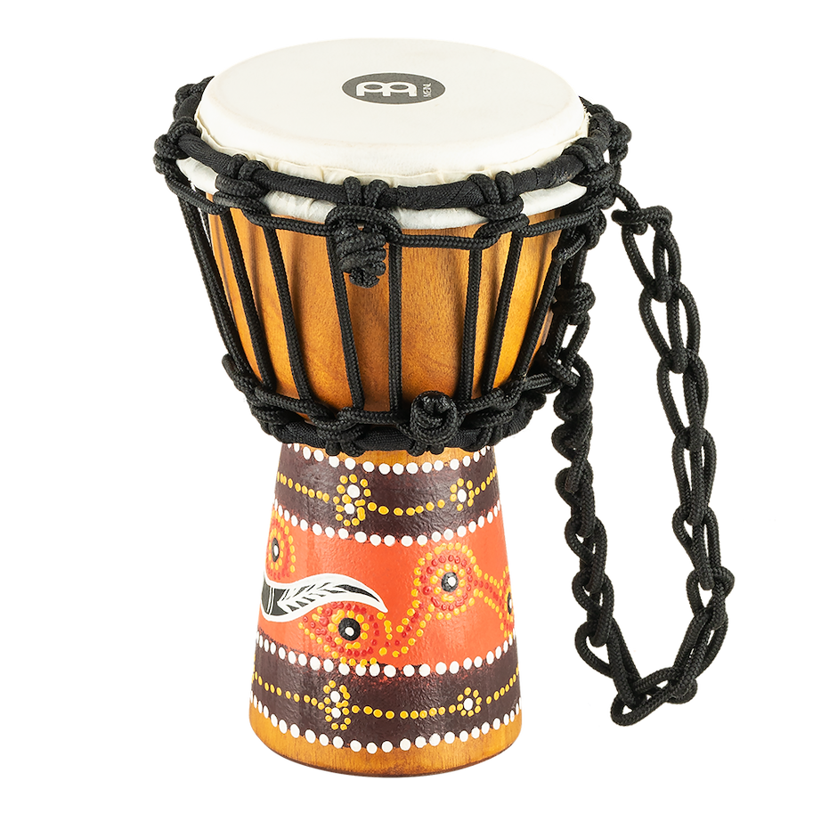 4 1/2" African Style Mini Djembe - Python Design