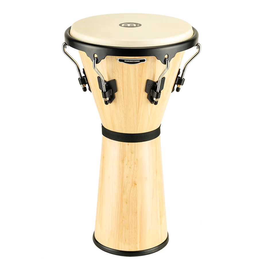 12 1/2" Wood Djembe - Natural