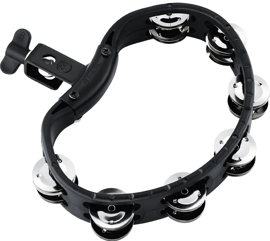 Headliner Mountable Tambourine - ABS - Steel - Black