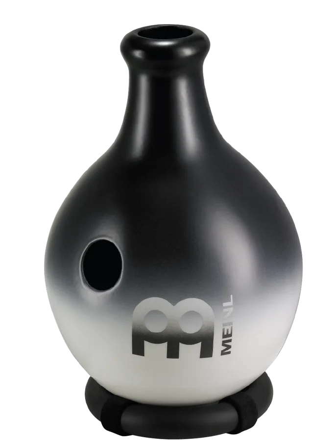 Ibo Drum - Ceramic - Black/White