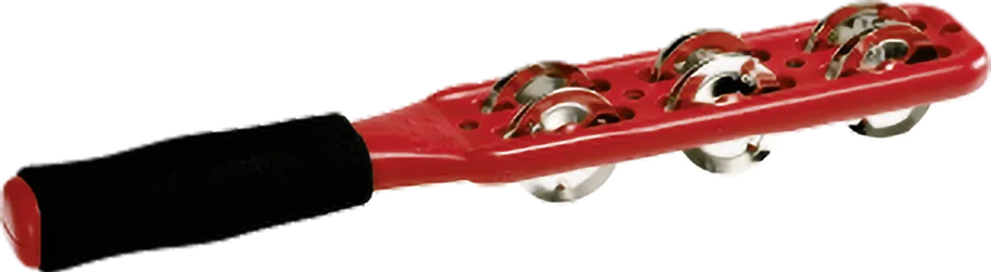 Professional Jingle Stick - Steel Jingles - Red