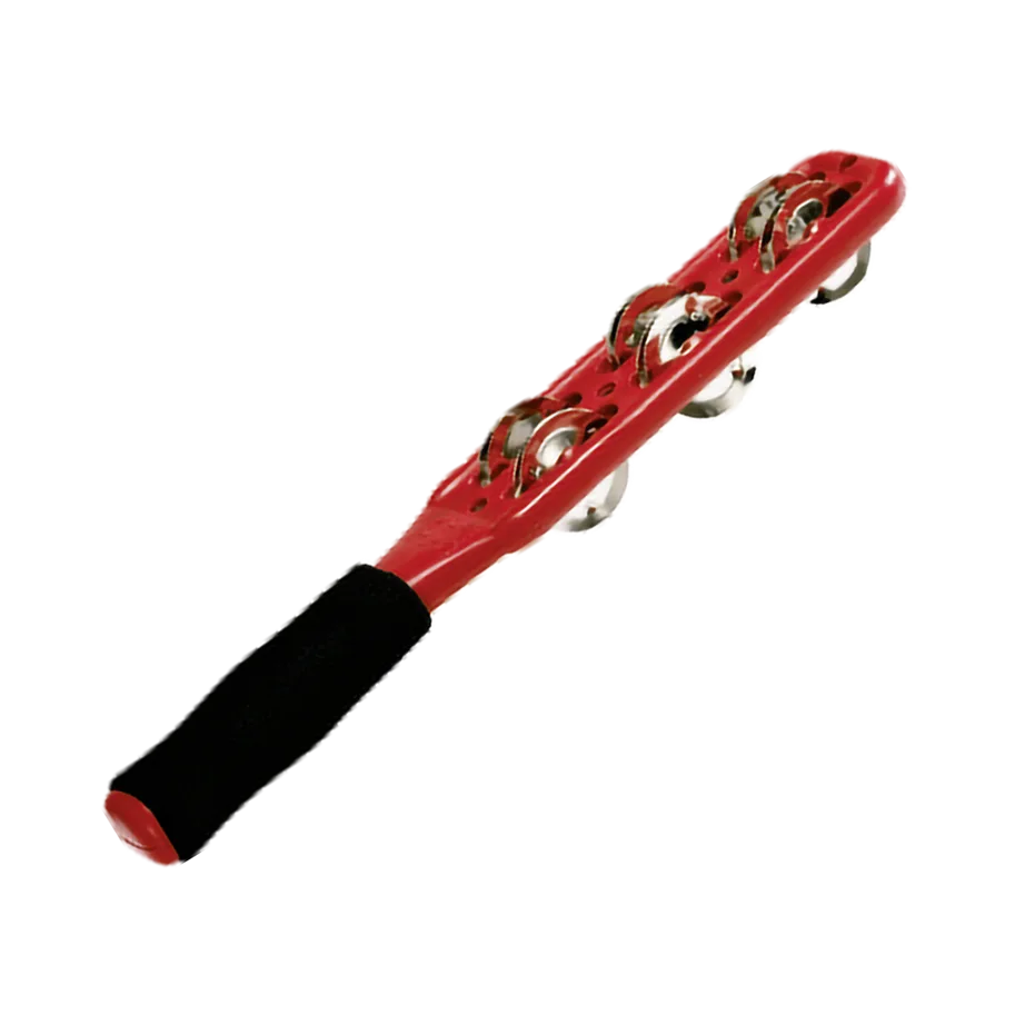 Professional Jingle Stick - Steel Jingles - Red
