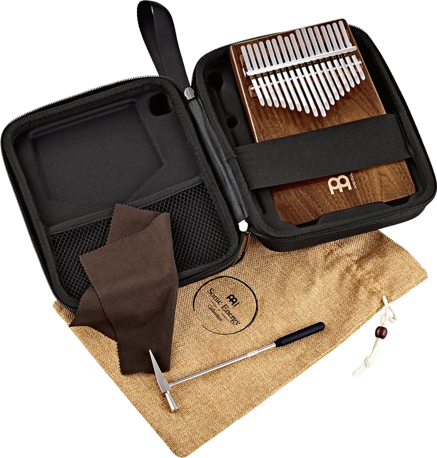 Solid Kalimba - 17-Notes - Black Walnut