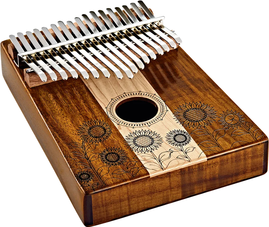 Sound Hole Kalimba - 17-Notes - Maple & Acacia
