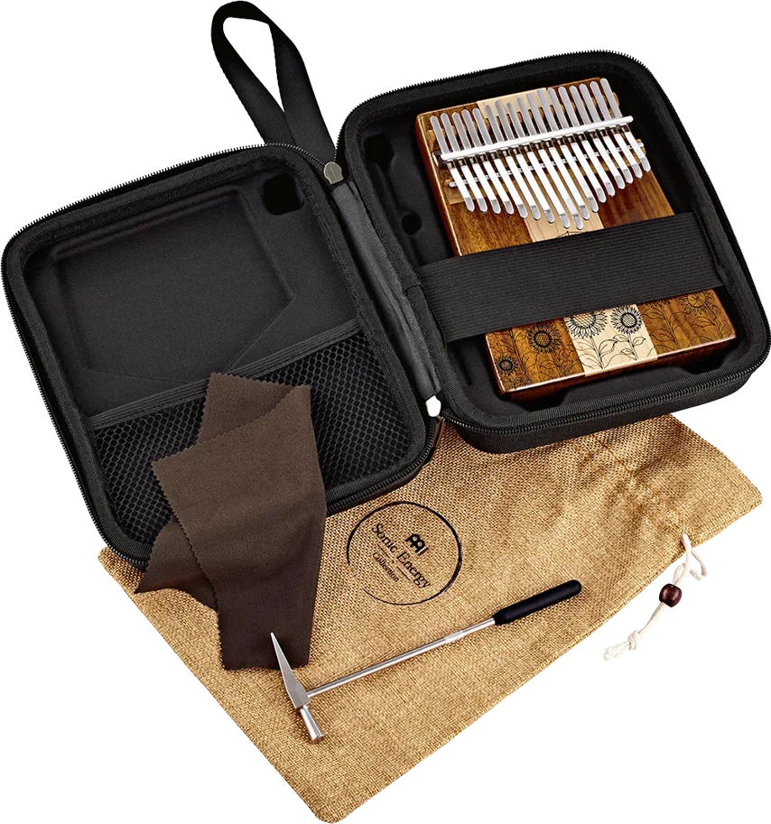 Sound Hole Kalimba - 17-Notes - Maple & Acacia